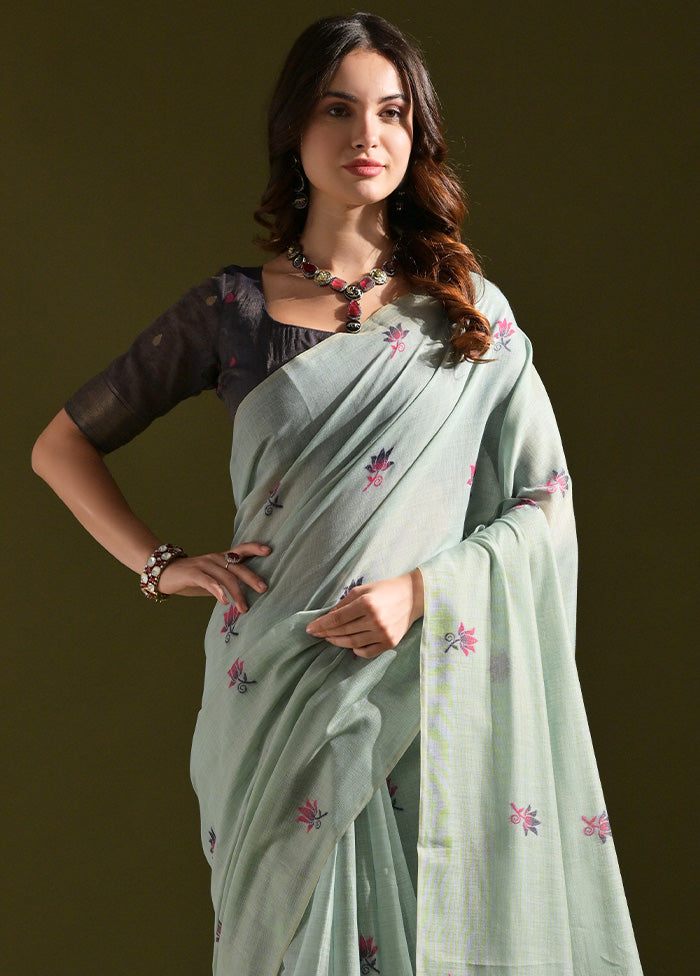 Firoza Pure Cotton Saree With Blouse Piece Ebay Online