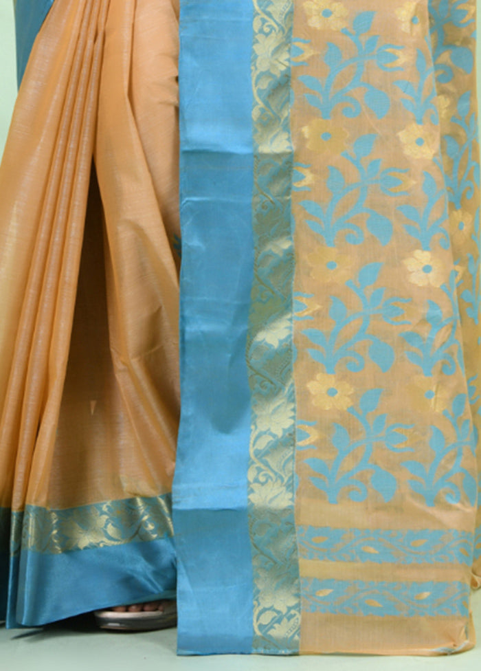 Beige Tussar Silk Texture Motifs Woven Saree Without Blouse Piece Outlet Nicekicks