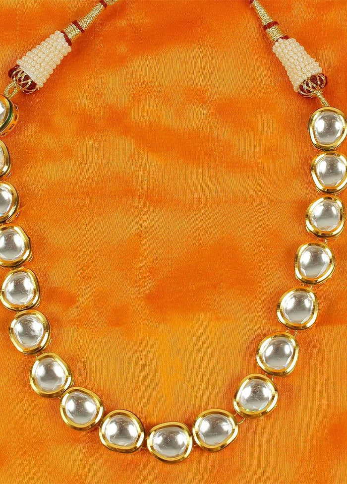 Golden Alloy Jewellery Set Buy Cheap Comfortable