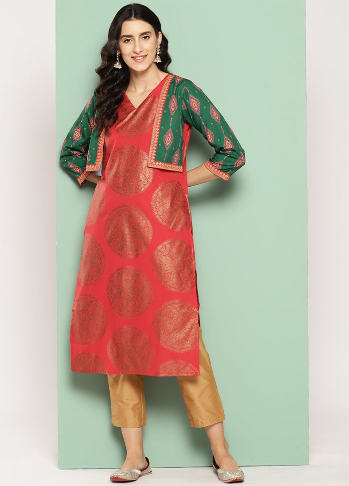 Red Readymade Silk Kurti Cheap Online Store Manchester