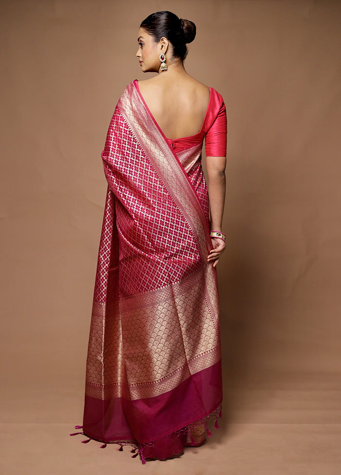 Purple Kora Silk Saree With Blouse Piece Shop Offer