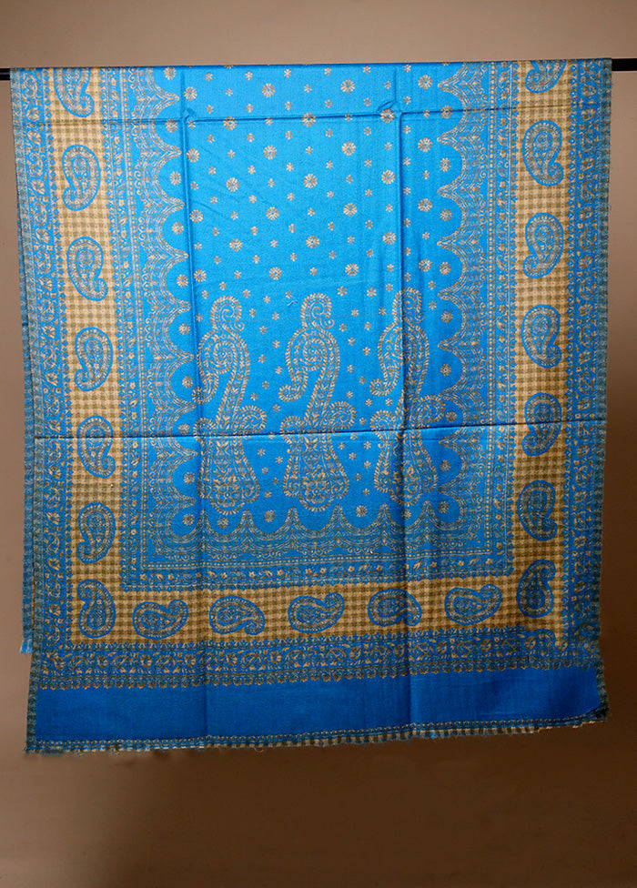 Blue Woven Work Shawl Outlet Get To Buy