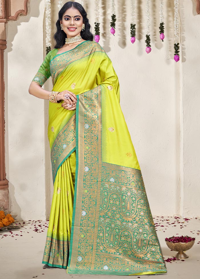 Sea Green Dupion Silk Saree With Blouse Piece Free Shipping Manchester