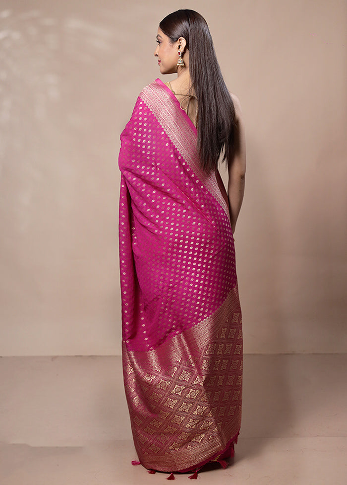 Pink Dupion Silk Saree With Blouse Piece Free Shipping Wholesale Pice