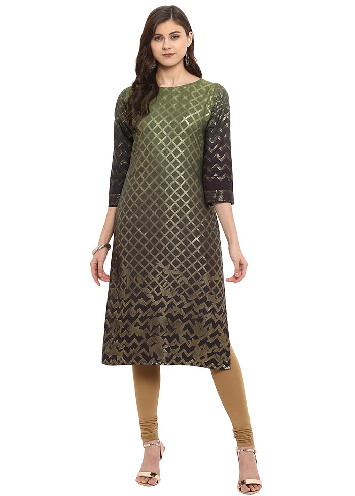 Green Readymade Silk Kurti Outlet Store For Sale