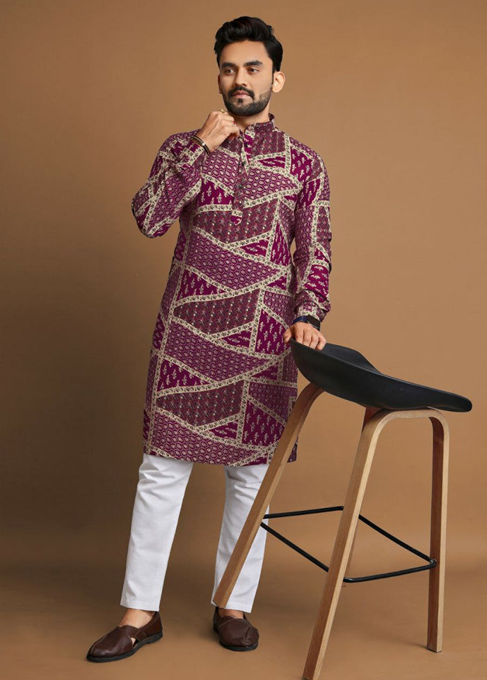 Multicolor Cotton Kurta And Pajama Set Low Pice Fee Shipping Cheap Online