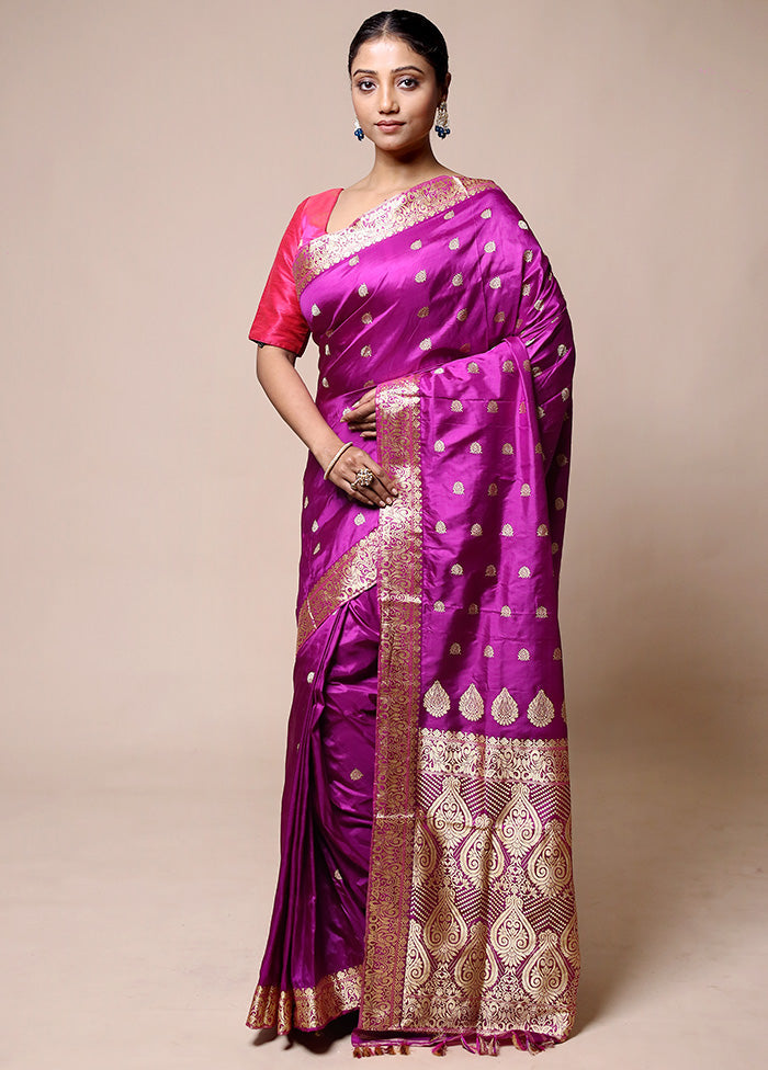 Pink Handloom Assam Pure Silk Saree With Blouse Piece Buy Cheap Cheap