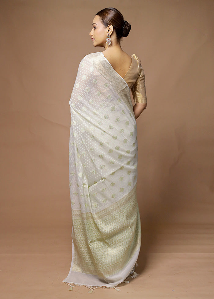 Grey Kora Silk Saree With Blouse Piece Outlet 2025 New