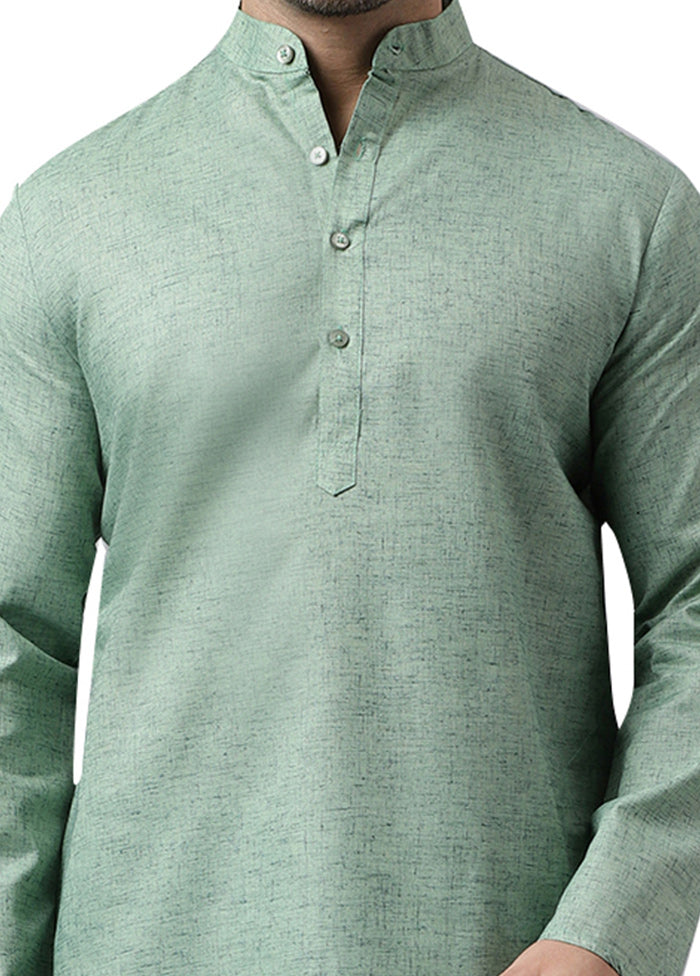 Green Cotton Solid Kurta Cheap Best Wholesale