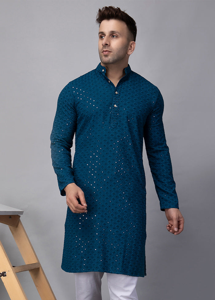 2 Pc Green Viscose Kurta Pajama Set Cheap Best Pices