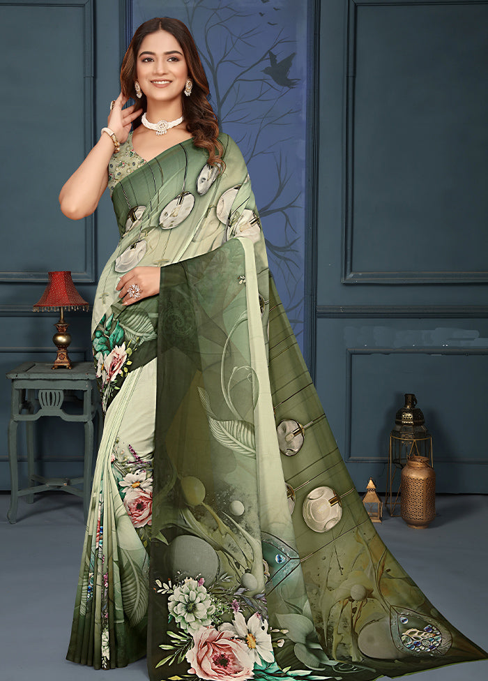 Multicolor Dupion Silk Saree With Blouse Piece Buy Cheap Excellent