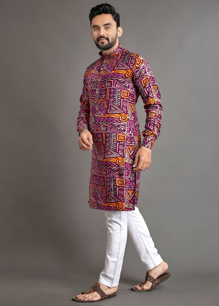 Multicolor Cotton Kurta And Pajama Set Discount Nicekicks