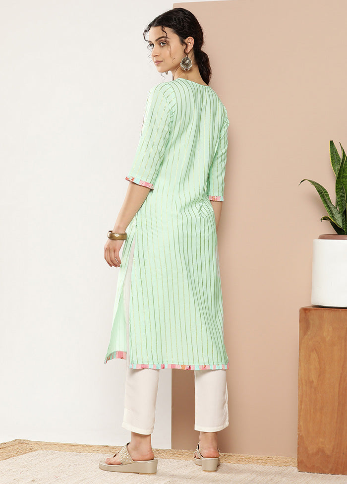 Sea Green Readymade Silk Kurti Where To Buy Cheap Real