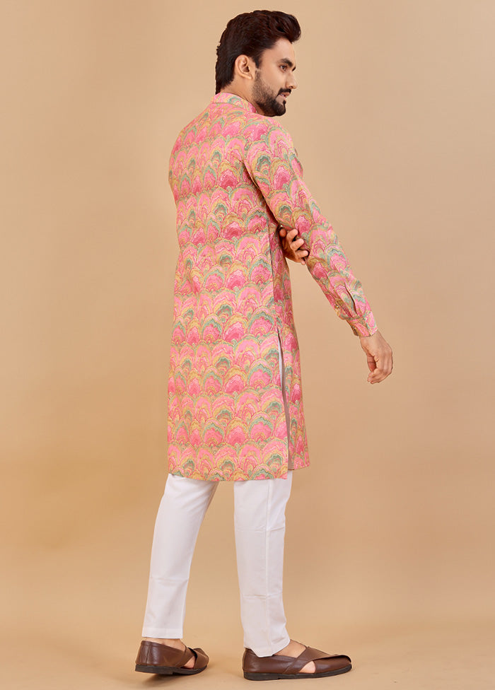 Multicolor Cotton Kurta And Pajama Set Outlet Sast