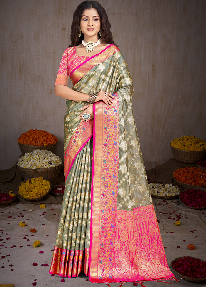 Multicolor Dupion Silk Saree With Blouse Piece Clearance New Arrival