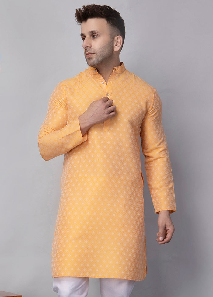 2 Pc Lemon Viscose Kurta Pajama Set Clearance Big Sale