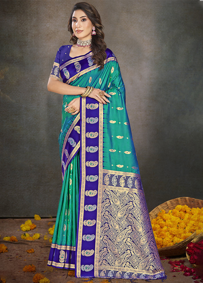 Sky Blue Dupion Silk Saree With Blouse Piece Geniue Stockist For Sale