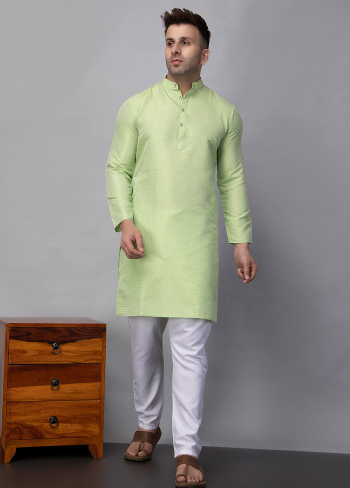 2 Pc Green Viscose Kurta Pajama Set For Sale Cheap Pice From China