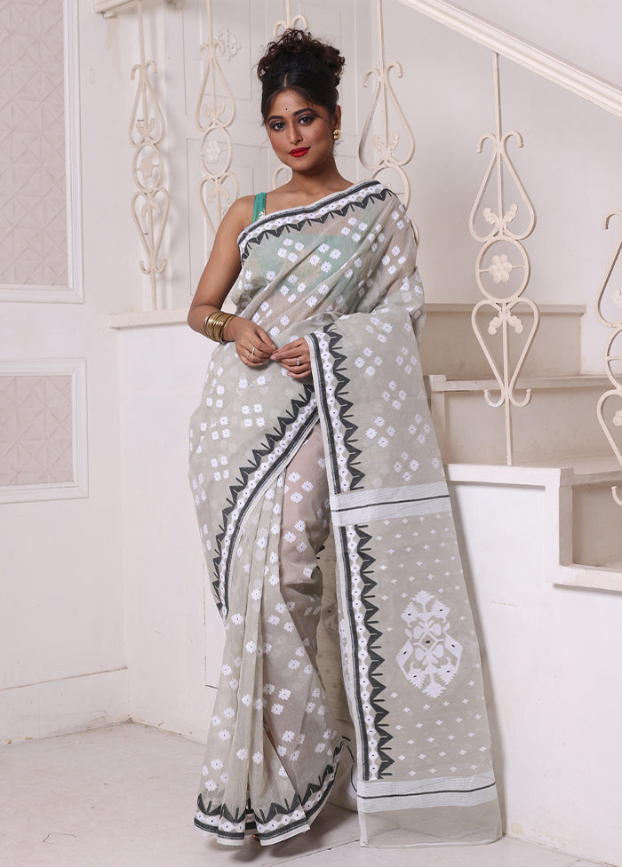 Cream Pure Cotton Texture Saree Without Blouse Piece Discount Newest