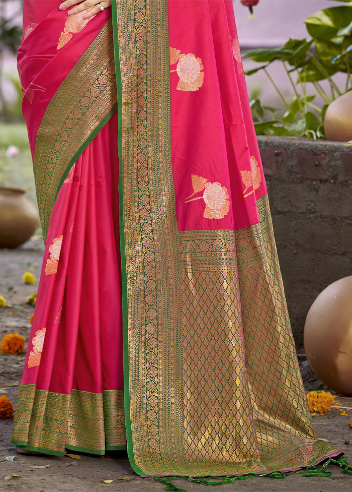 Rani Dupion Silk Saree With Blouse Piece Find Great Online