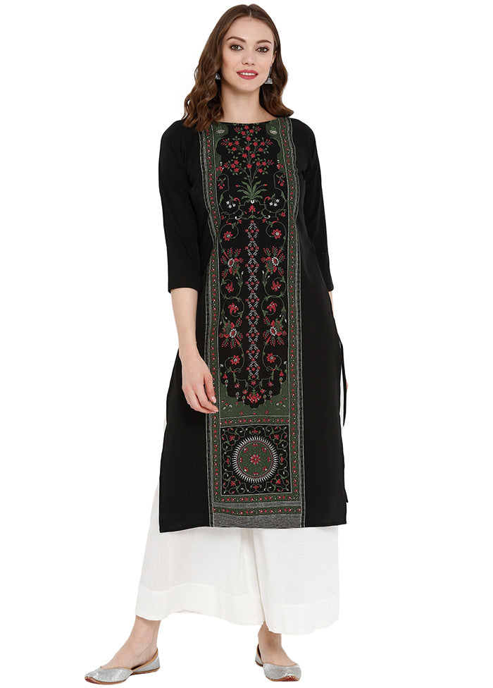 Black Readymade Silk Kurti Cheap Brand New Unisex