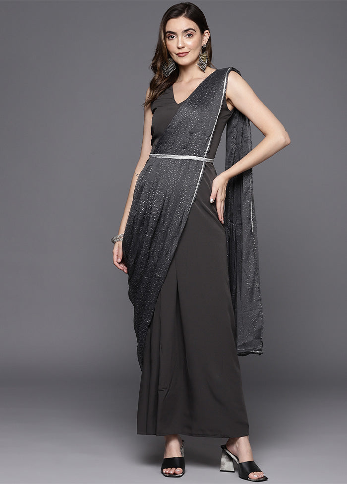 Grey Readymade Silk Indian Dress Pick A Best Cheap Pice