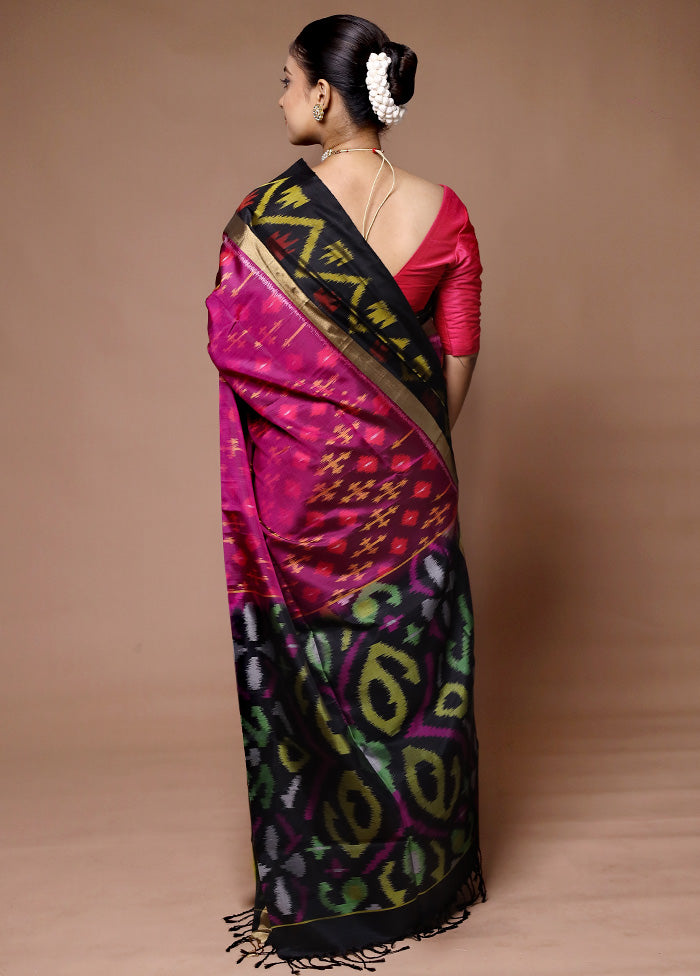 Pink Handloom Kanchipuram Pure Silk Saree With Blouse Piece Buy Cheap With Credit Card