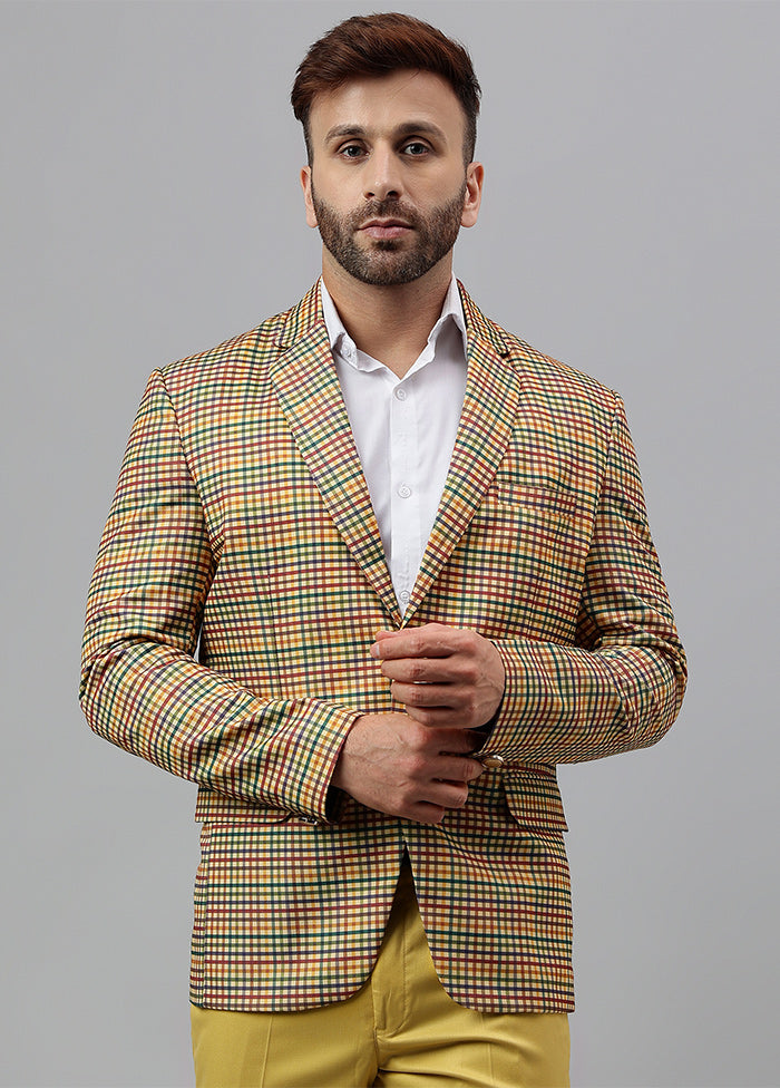 Multicolor Silk Printed Blazer Outlet Cheap