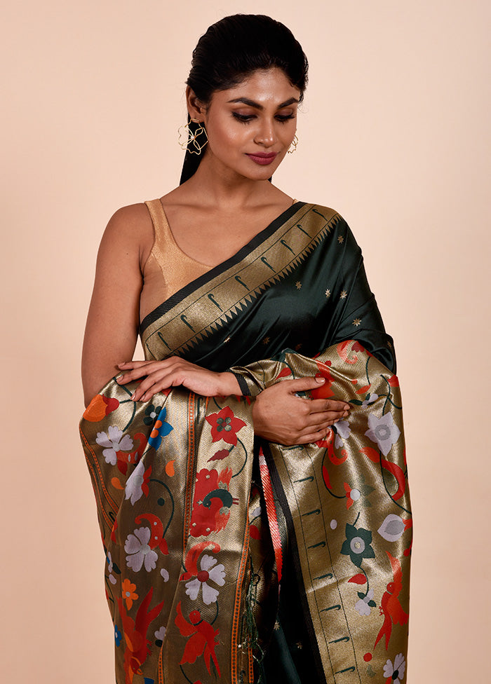 Green Dupion Silk Saree With Blouse Piece How Much Sale Online