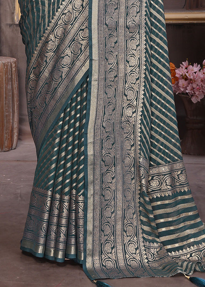 Grey Spun Silk Saree With Blouse Piece Explore