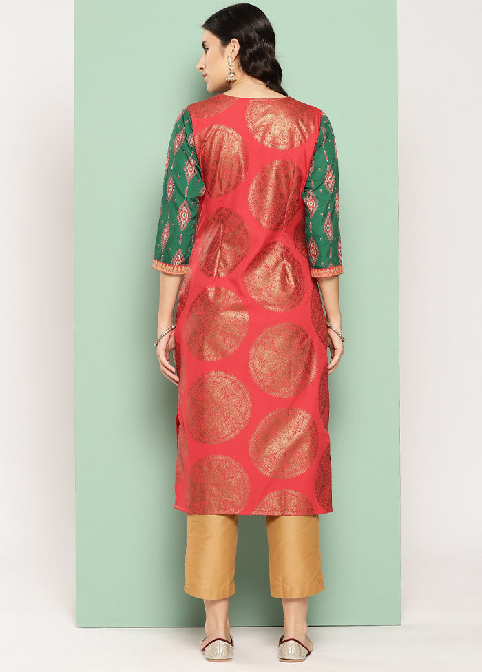 Red Readymade Silk Kurti Cheap Online Store Manchester