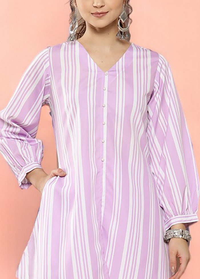 2 Pc Lavender Readymade Silk Top Set Online Online Cheap Pice