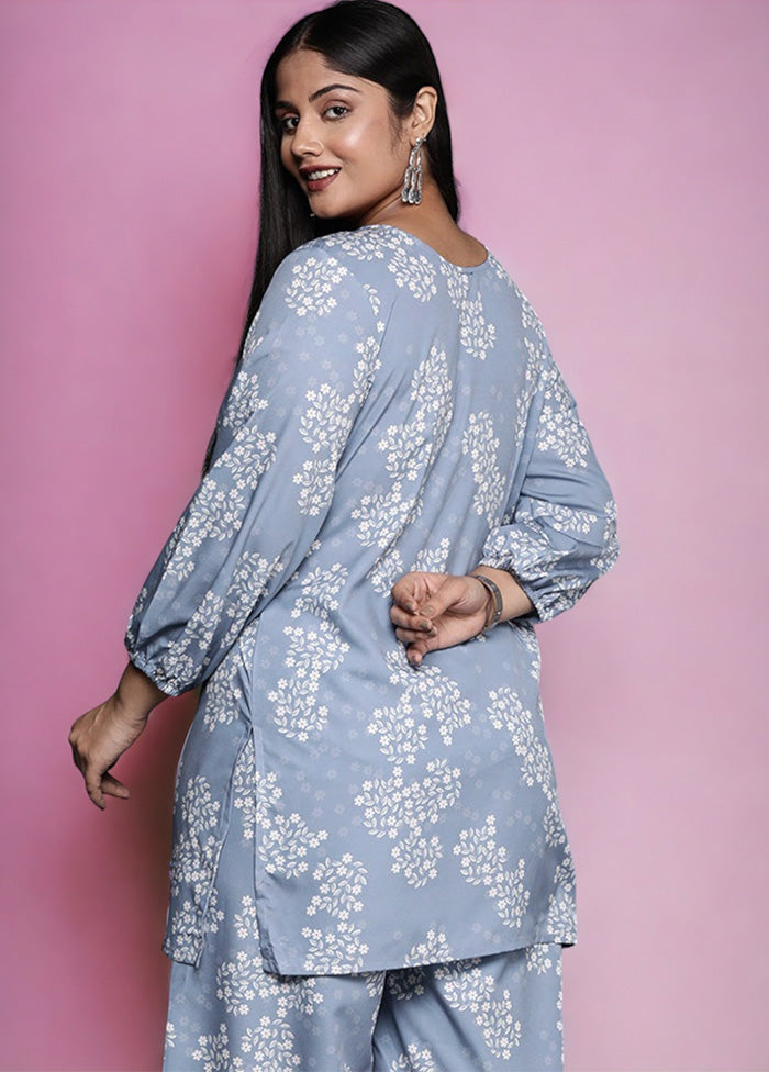 Grey Readymade Silk Kurti In China Sale Online