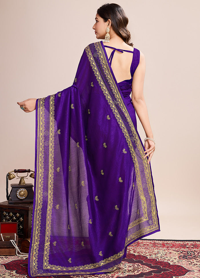 Wine Spun Silk Saree With Blouse Piece Clearance Store Sale Online