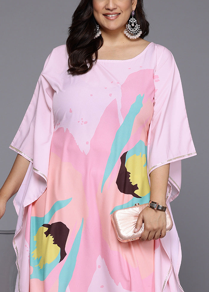 2 Pc Pink Readymade Silk Kurti Set Factory Outlet Cheap Online