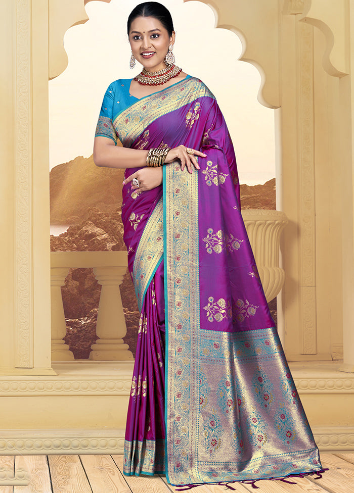 Multicolor Dupion Silk Saree With Blouse Piece Outlet With Credit Card