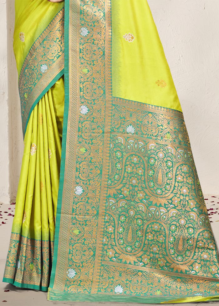 Sea Green Dupion Silk Saree With Blouse Piece Free Shipping Manchester