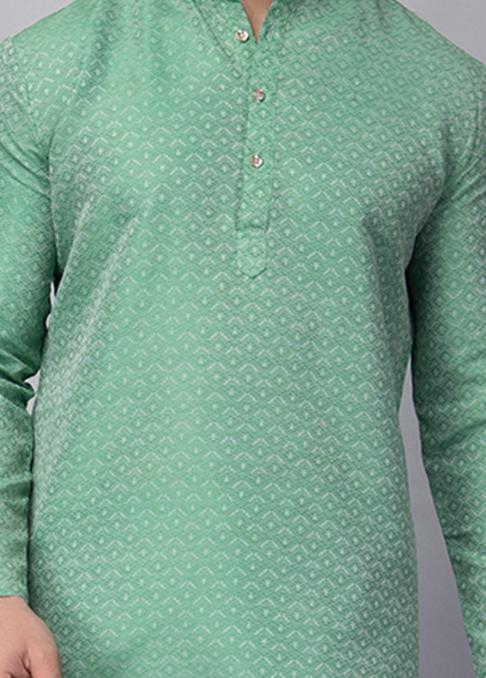 2 Pc Green Viscose Kurta Pajama Set Buy Cheap Very Cheap