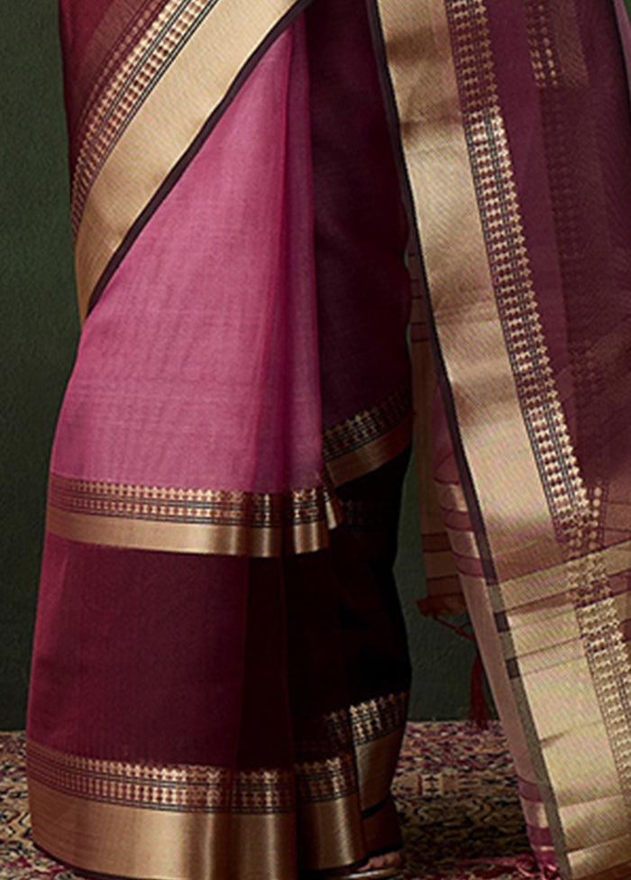 Wine Organza Saree With Blouse Piece Buy Cheap Manchester