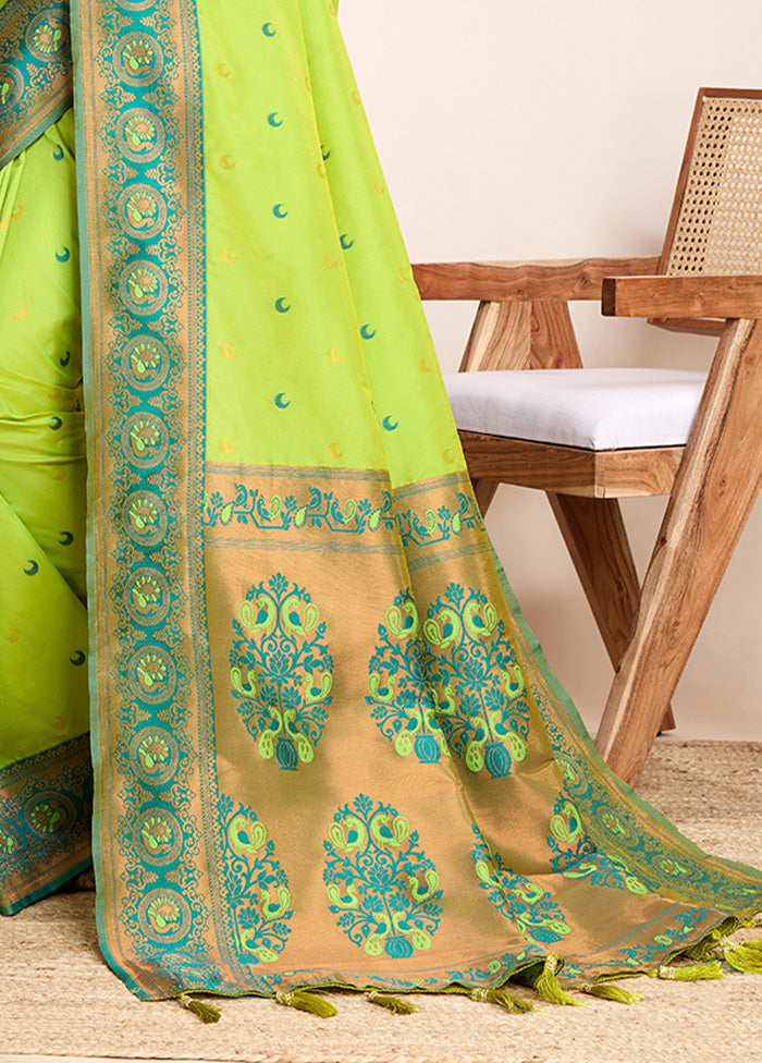 Lemon Spun Silk Saree With Blouse Piece Clearance Geniue Stockist