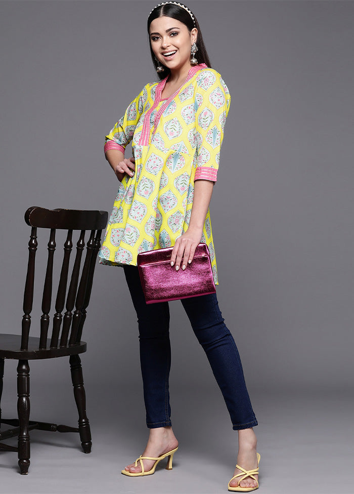 Lemon Readymade Cotton Tunic Outlet With Paypal Order