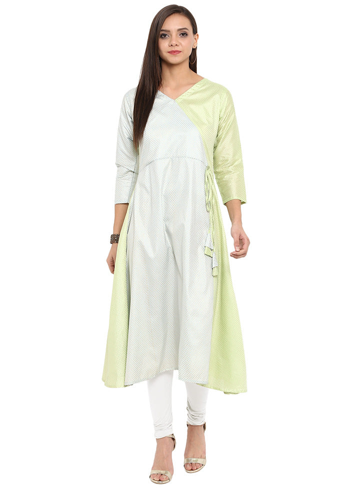 Green Readymade Silk Kurti Sale Footlocker Pictures