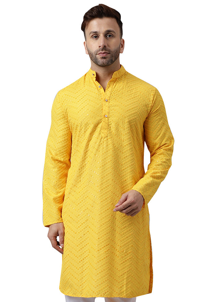 2 Pc Lemon Silk Kurta Pajama Set Pay With Visa Sale Online