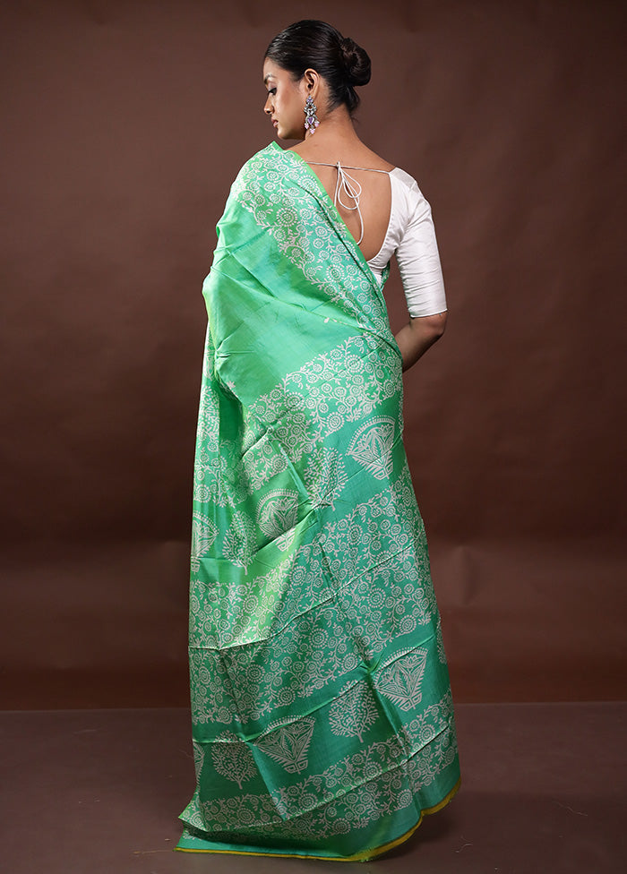 Green Pure Bishnupuri Silk Saree Without Blouse Piece Cheap Sale Footlocker Pictures