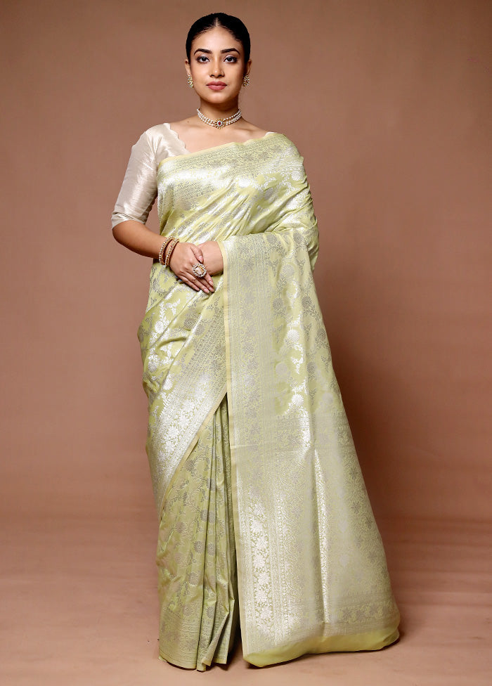 Green Uppada Silk Saree With Blouse Piece Buy Cheap Best