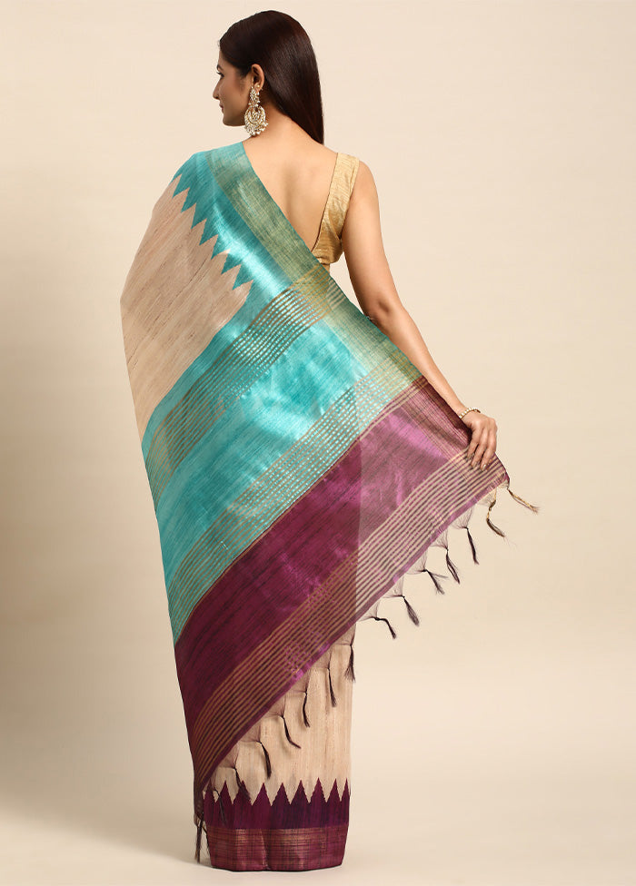 Wine Tussar Silk Saree With Blouse Piece Buy Cheap Largest Supplier