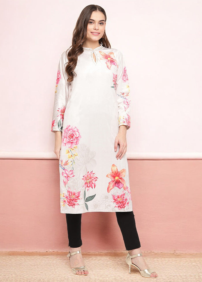 White Readymade Velvet Kurti Buy Cheap Best Pices