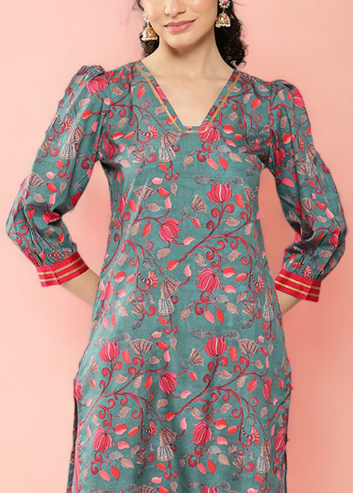 Green Readymade Silk Kurti Outlet Footaction