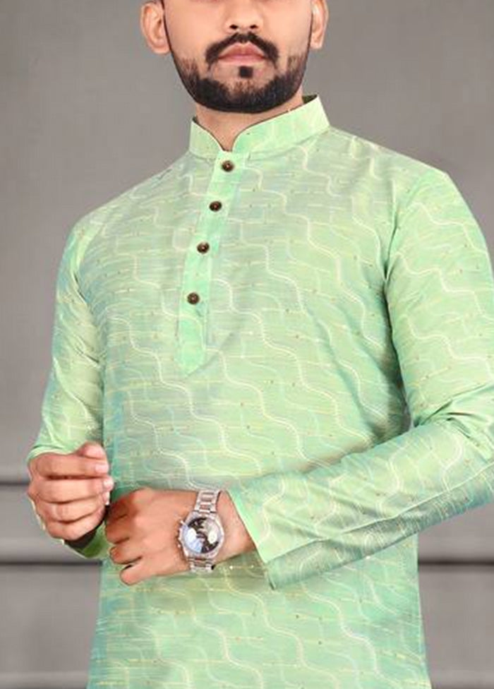 Pista Green Silk Kurta And Pajama Set Clearance Tumblr