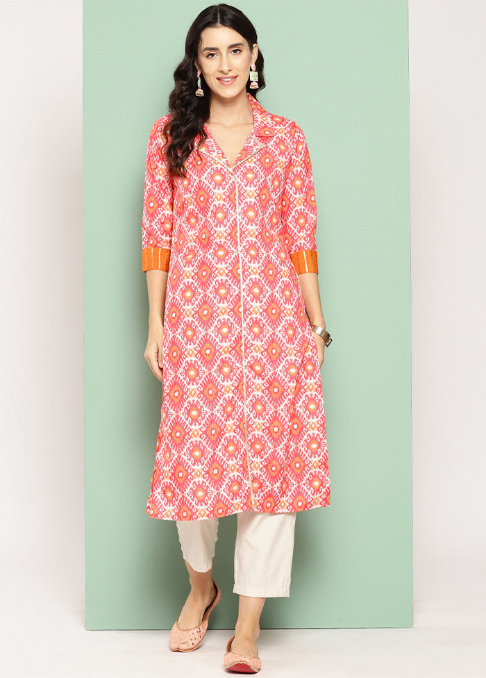 Orange Readymade Silk Kurti Cheap Sale Eastbay